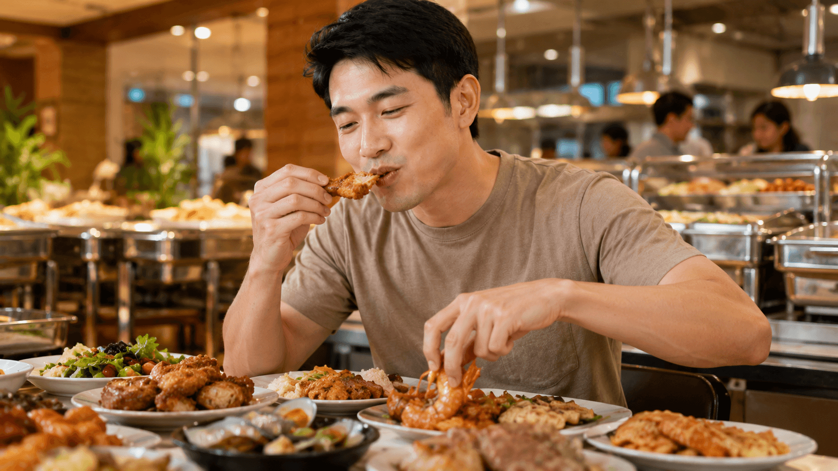 ทำไมกินบุฟเฟต์ถึงท้องเสีย? สรุปสาเหตุอาหารเป็นพิษพร้อมวิธีแก้ฉุกเฉิน