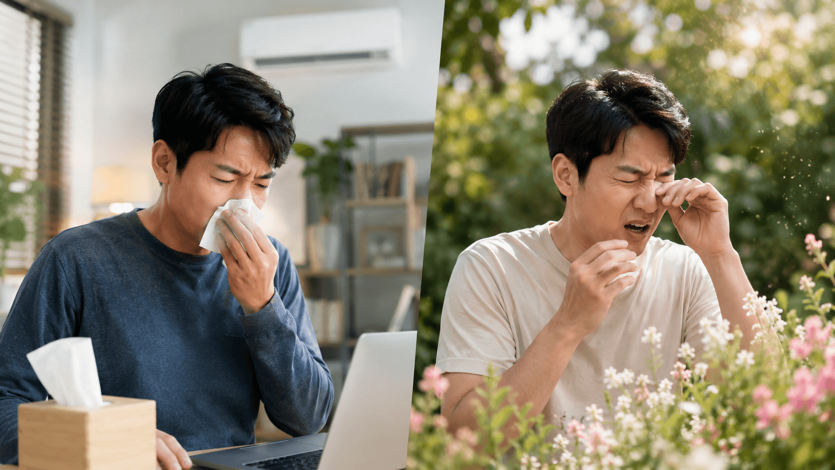 เยื่อบุจมูกอักเสบ VS ภูมิแพ้ มันต่างกันที่ตรงไหน หรือคือสิ่งเดียวกัน?